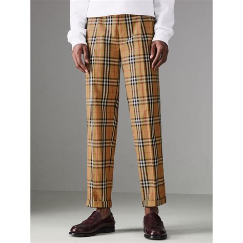 burberry trousers mens vintage|burberry flannel men's.